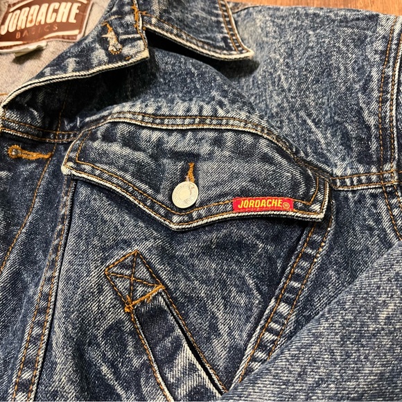 Jordache Acid Wash Denim Jacket - Picture 2 of 11